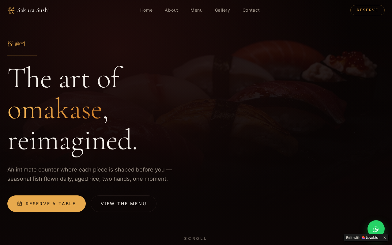Sakura Sushi Elegance